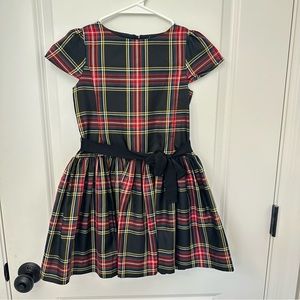 CrewCuts Girls Size 6 plaid Christmas dress